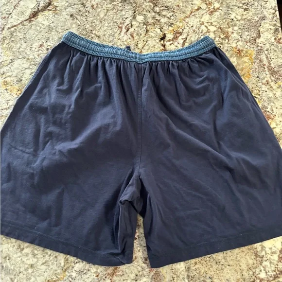 Cherokee Dark Blue Cotton Elastic Waist Shorts - Picture 2 of 3